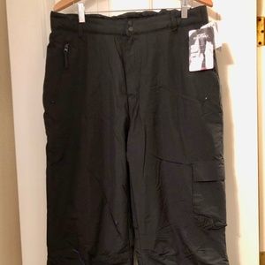 Women's Winter Snow Pants, Elastic back and belt loops, Black, XL, NEW!!